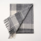 Cashmere Wool Check Scarf