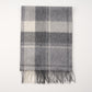 Cashmere Wool Check Scarf