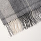 Cashmere Wool Check Scarf
