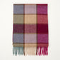 Cashmere Wool Check Scarf