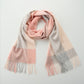 Cashmere Wool Check Scarf