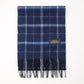 Cashmere Wool Check Scarf