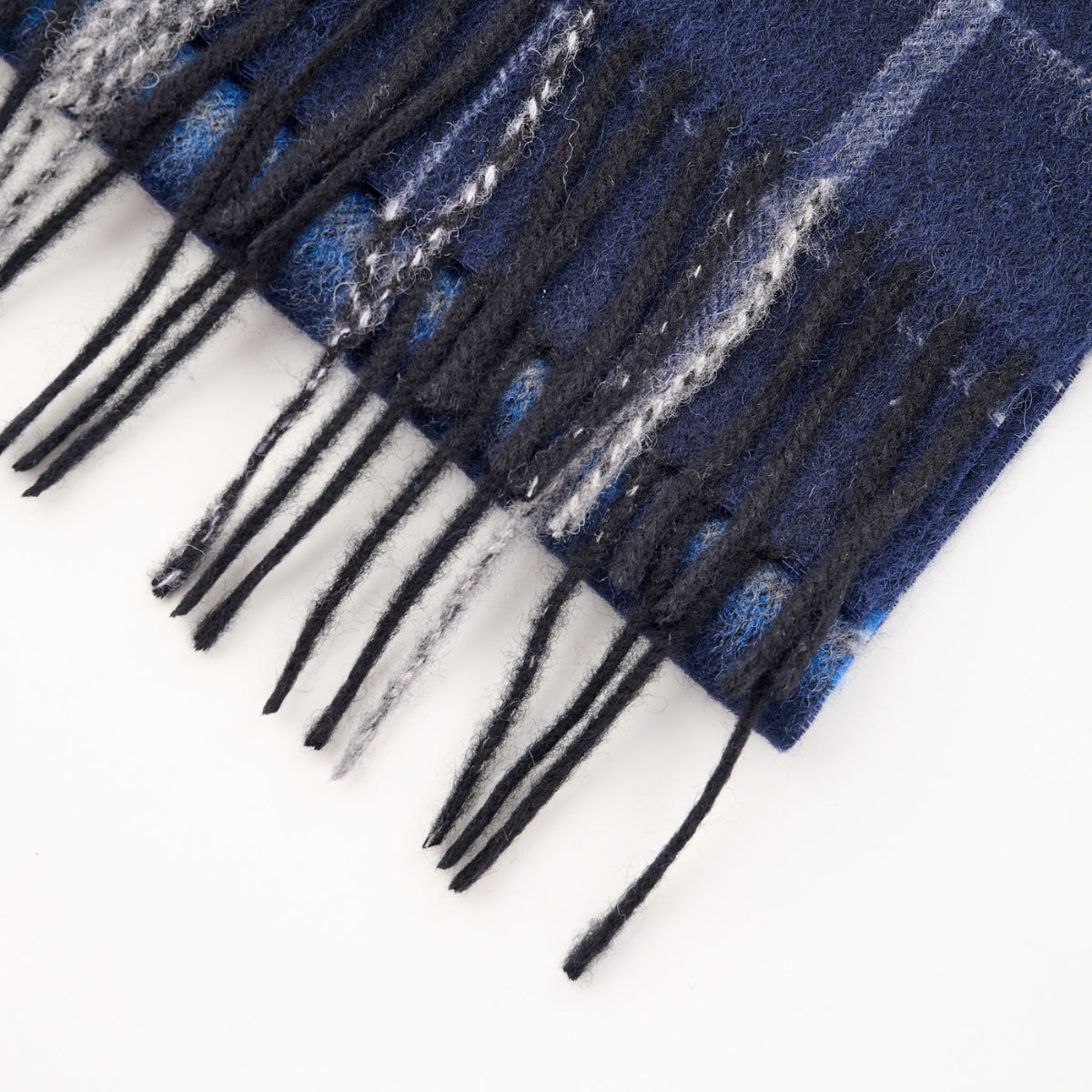 Cashmere Wool Check Scarf