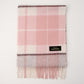Cashmere Wool Check Scarf