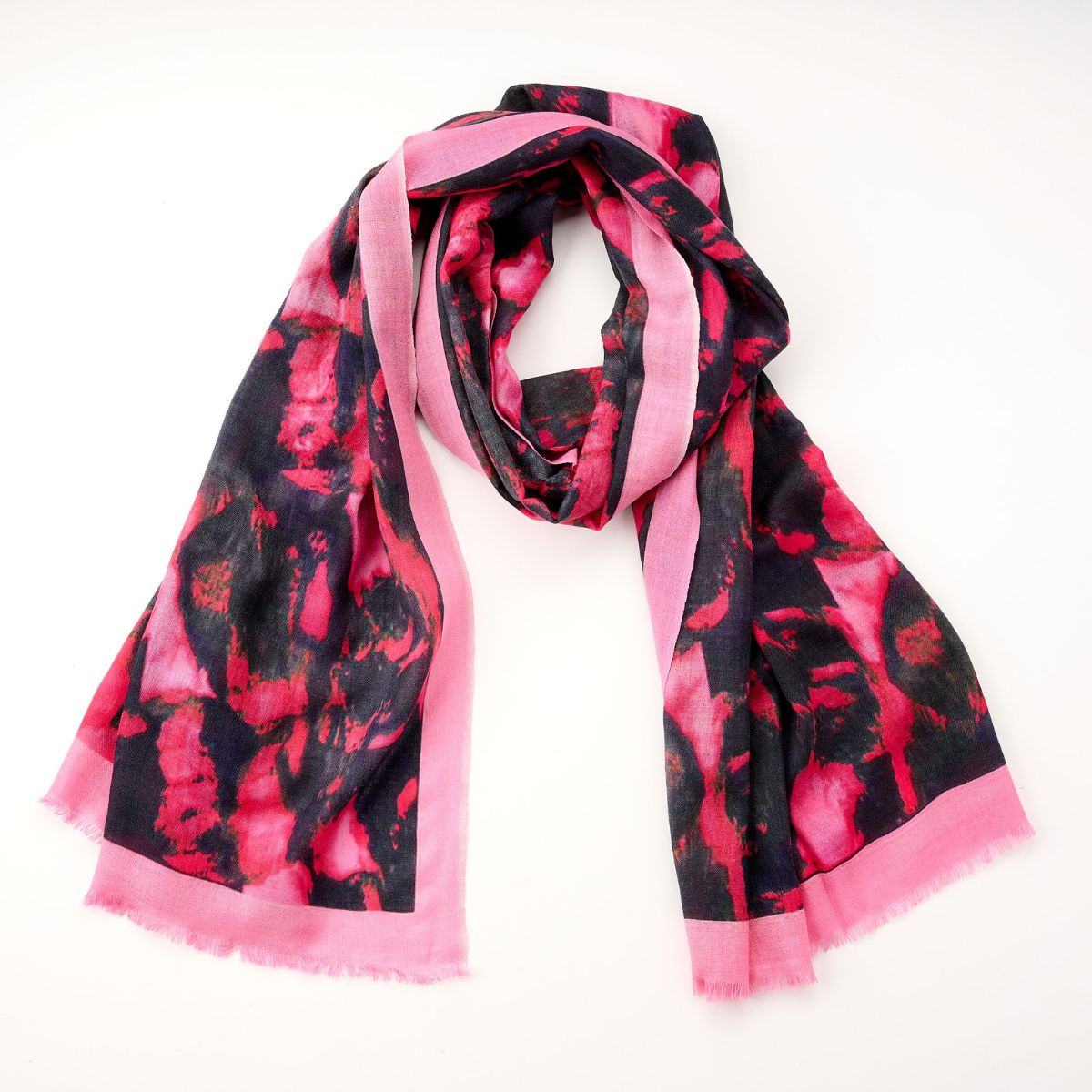 100% Printed Wool Scarf