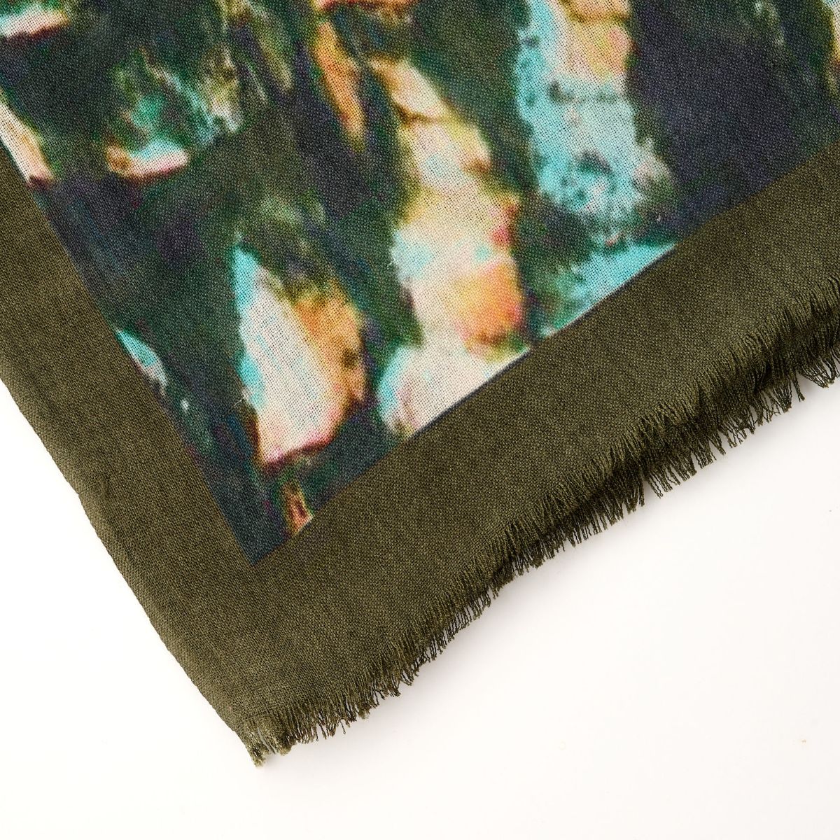 100% Printed Wool Scarf