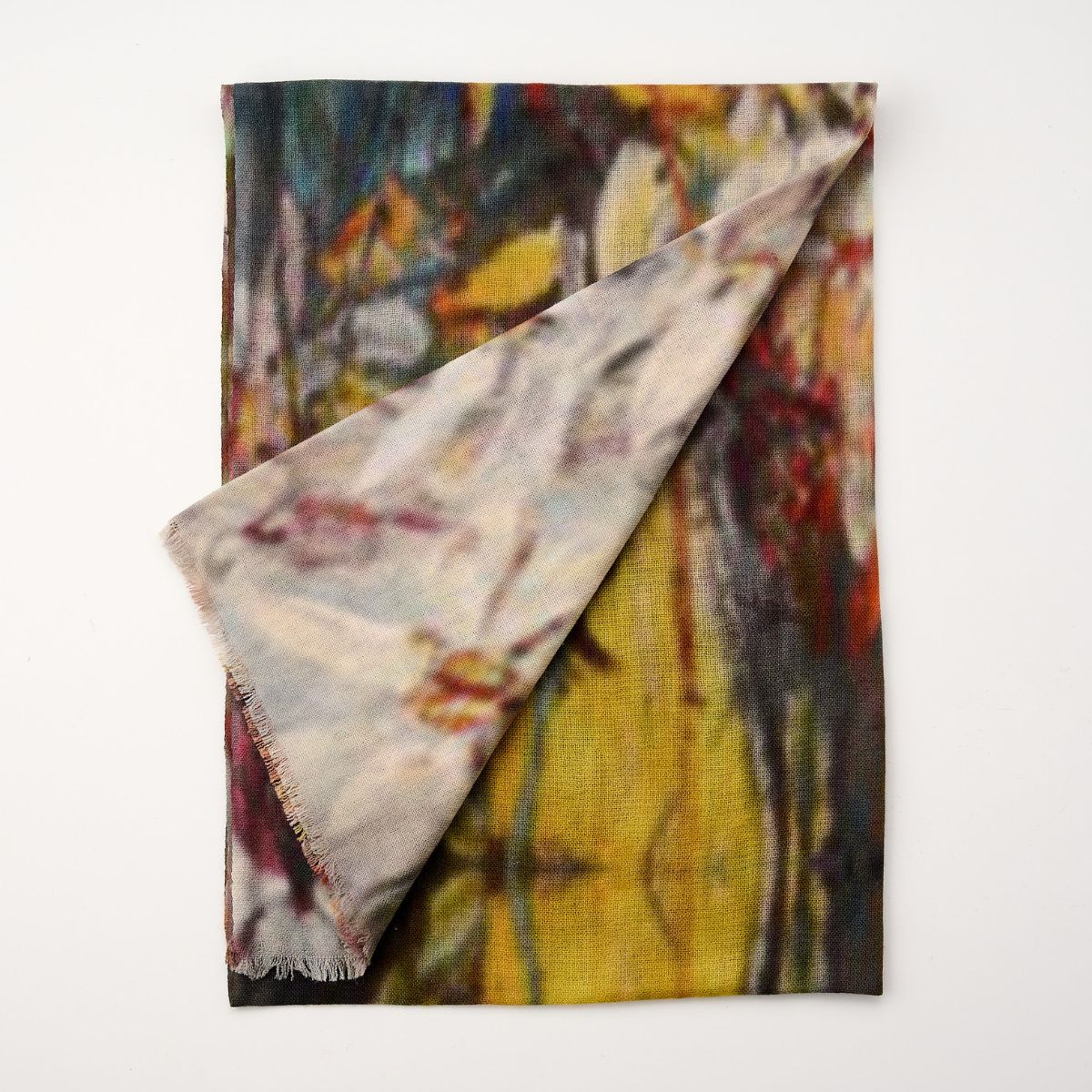 100% Printed Wool Scarf