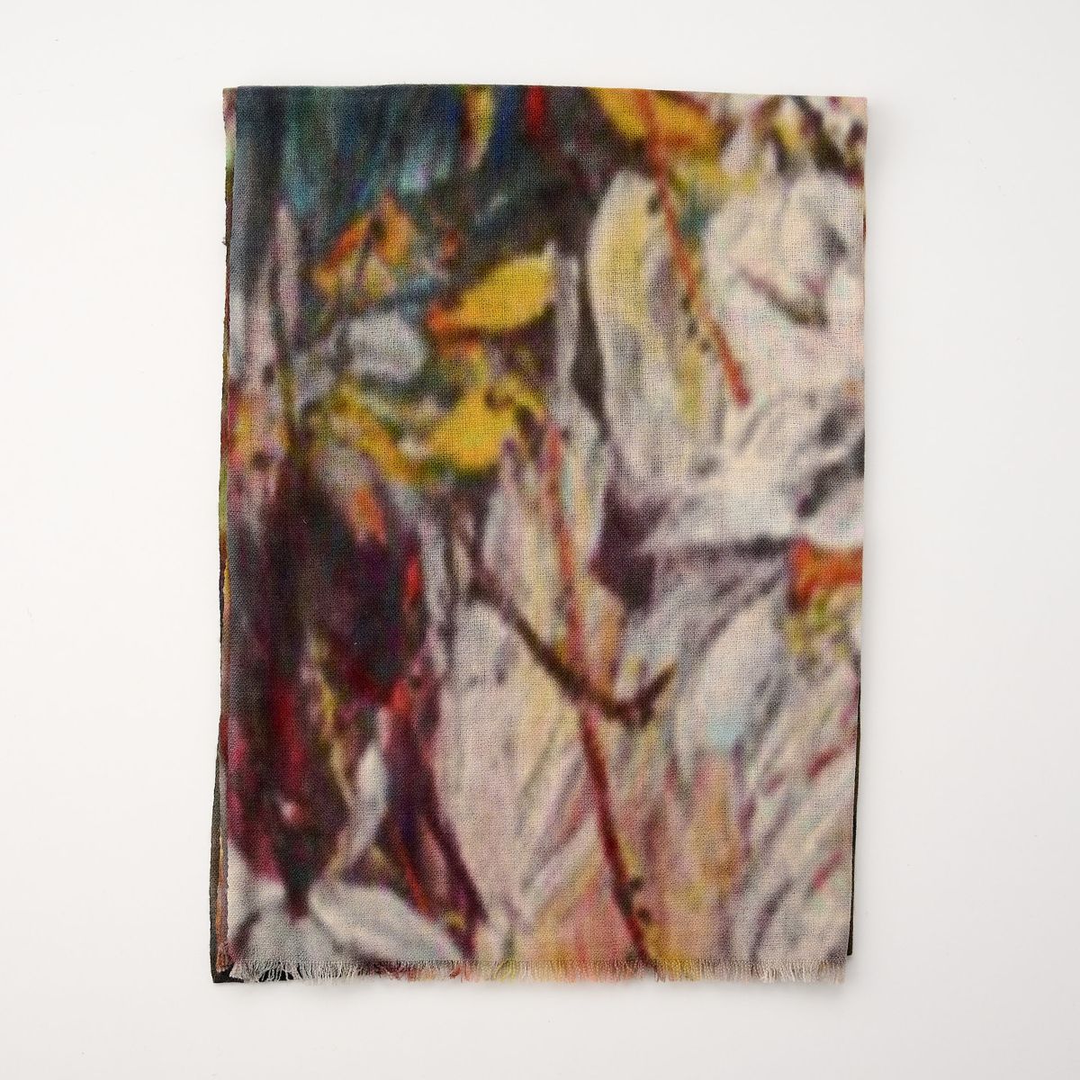 100% Printed Wool Scarf