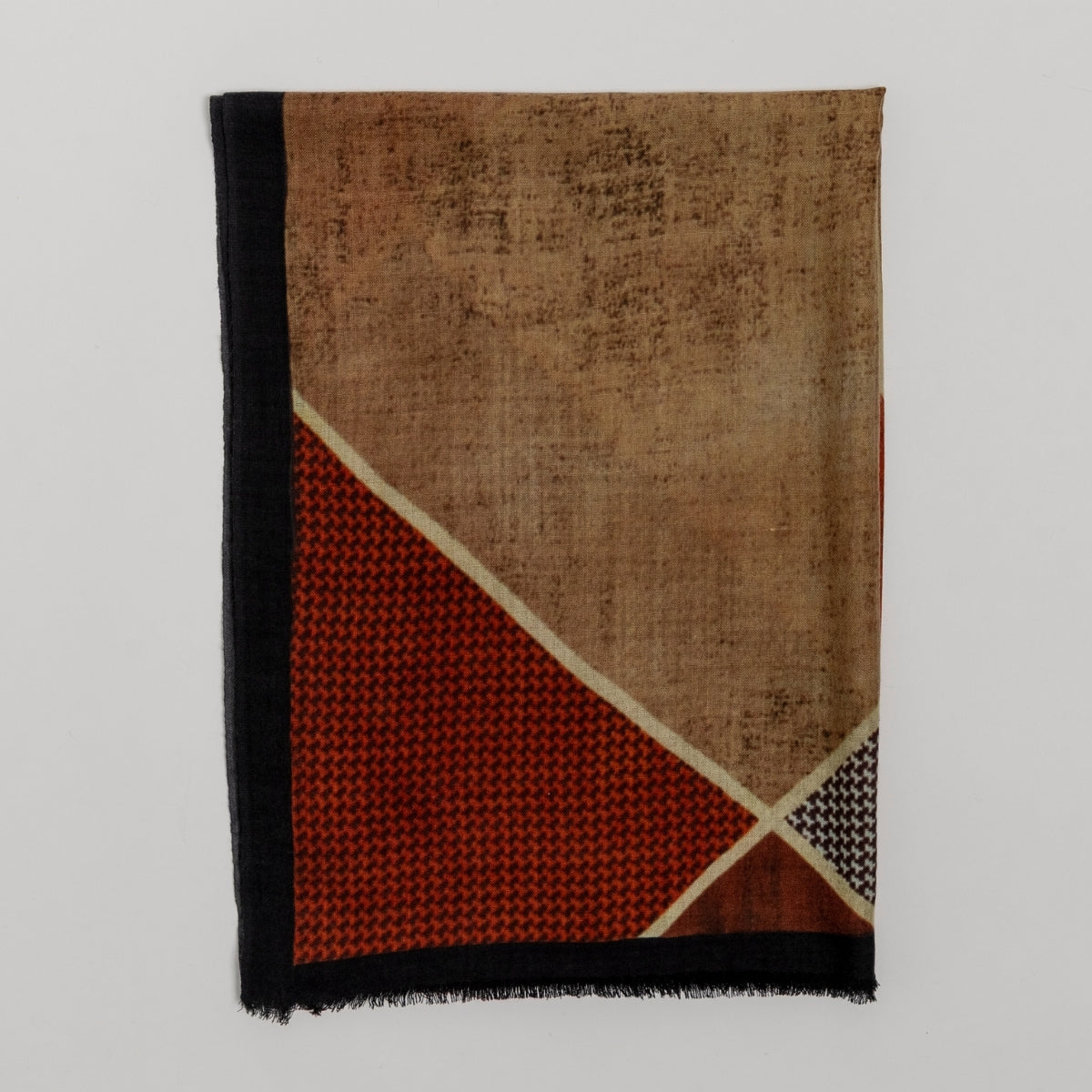 100% Printed Wool Scarf