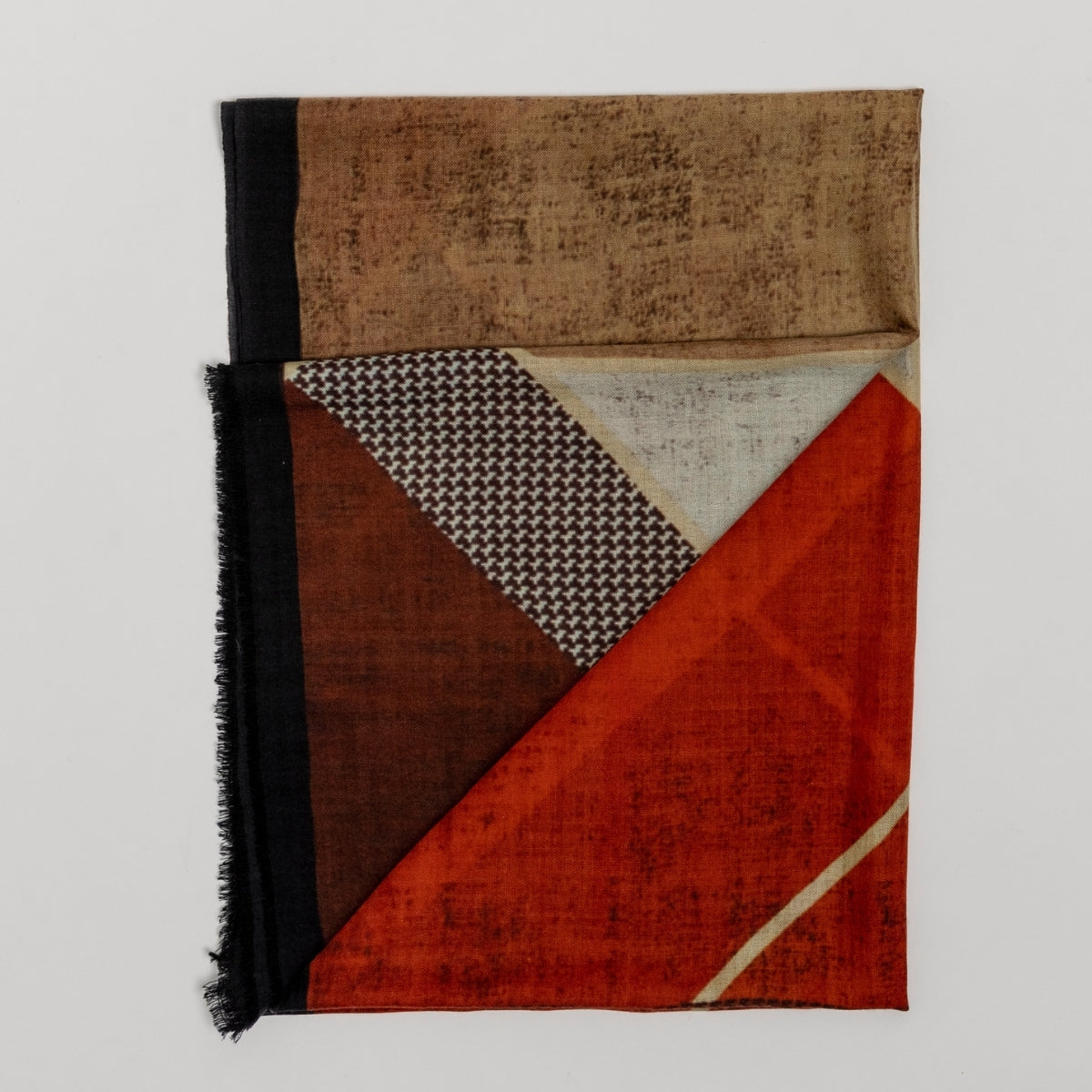 100% Printed Wool Scarf