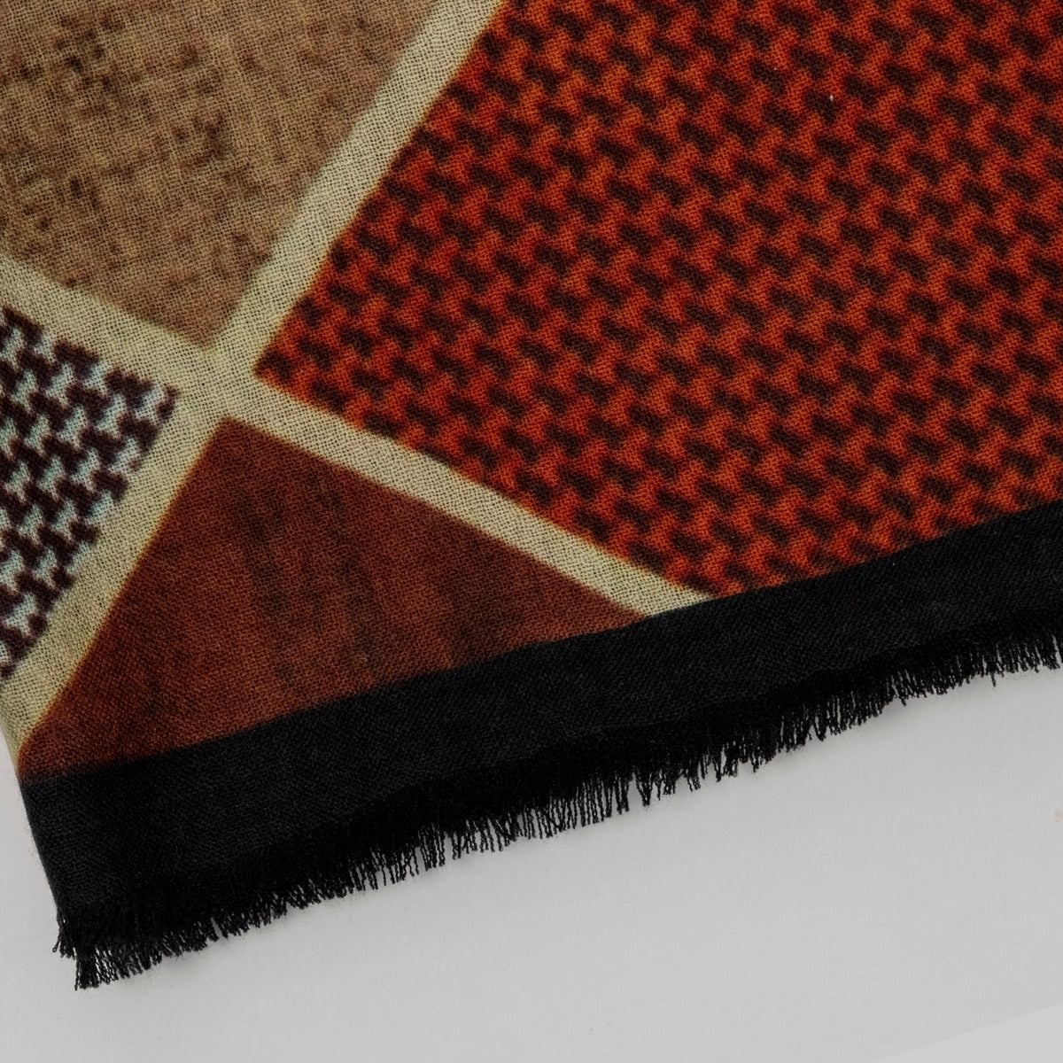 100% Printed Wool Scarf
