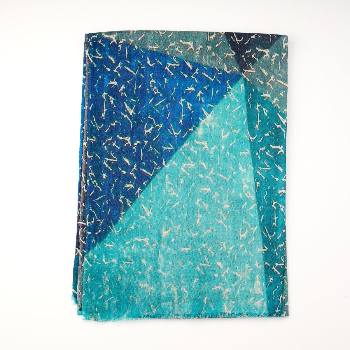 100% Printed Wool Scarf