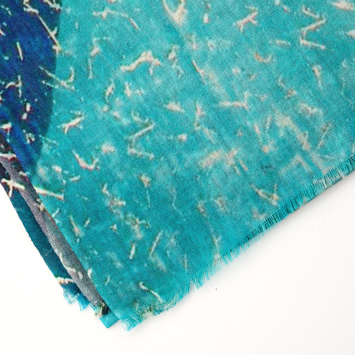 100% Printed Wool Scarf