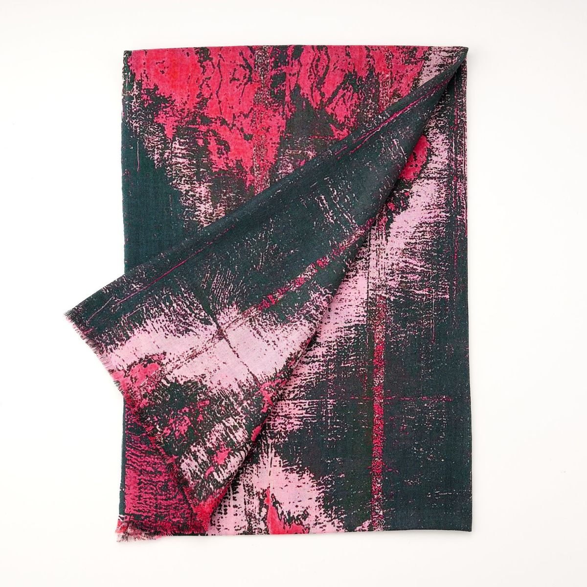 100% Printed Wool Scarf