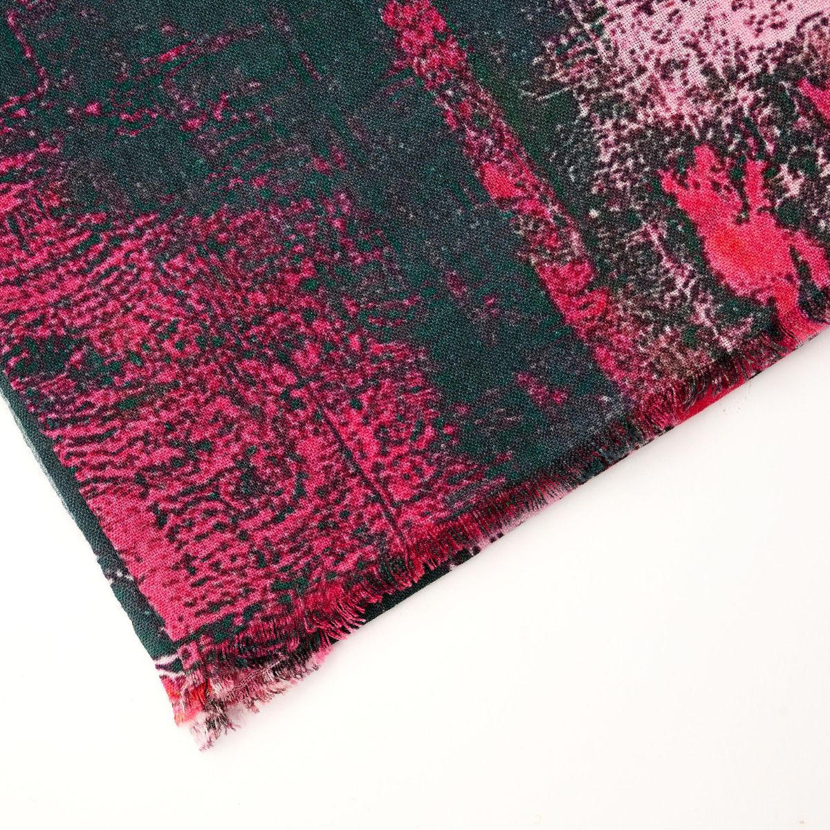 100% Printed Wool Scarf