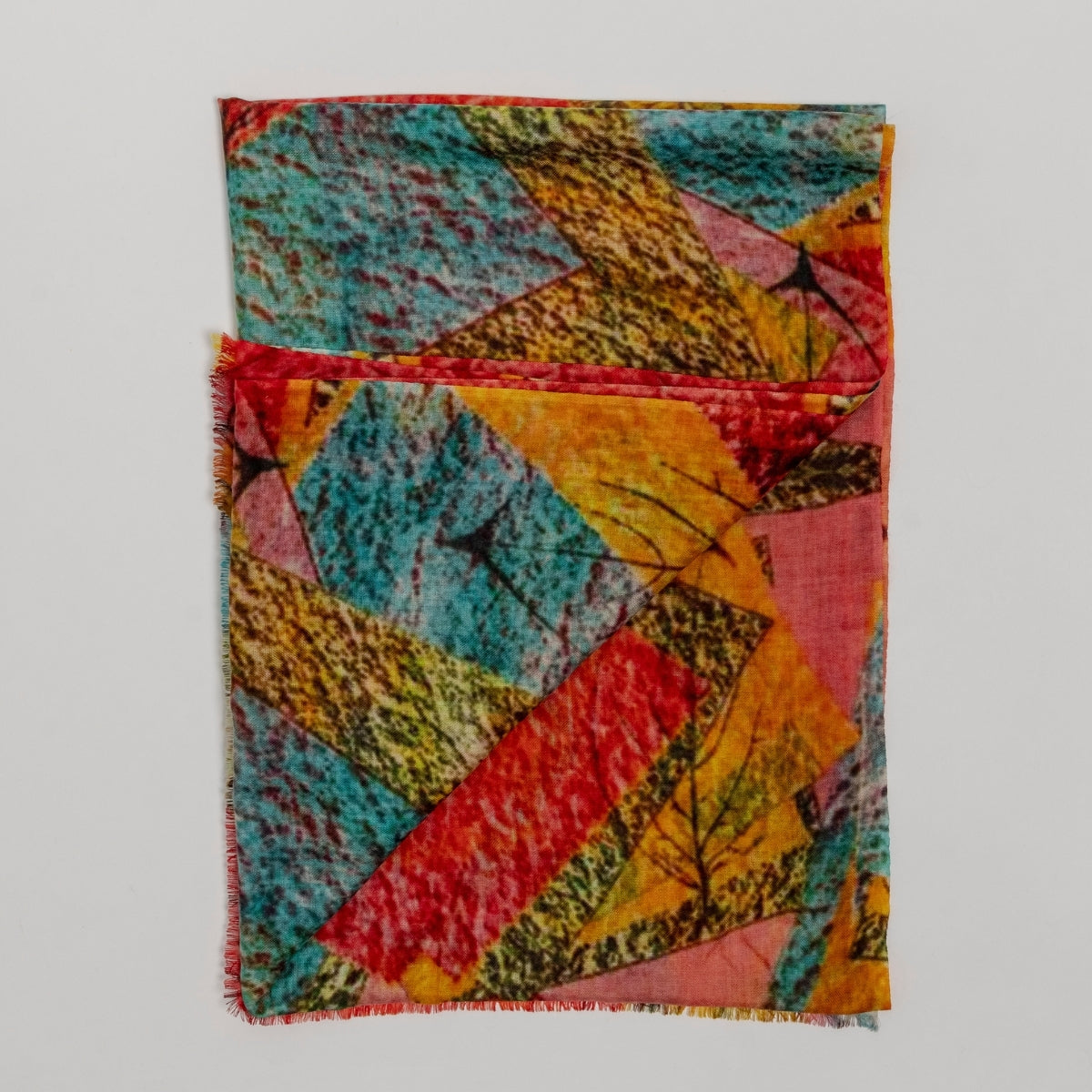 100% Printed Wool Scarf