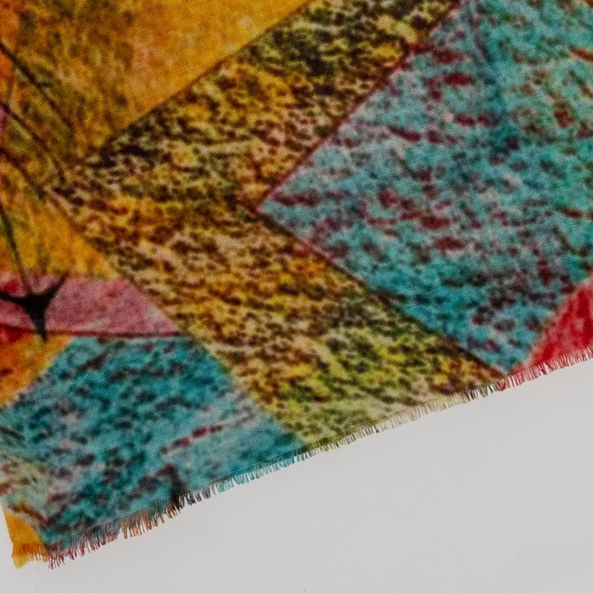 100% Printed Wool Scarf