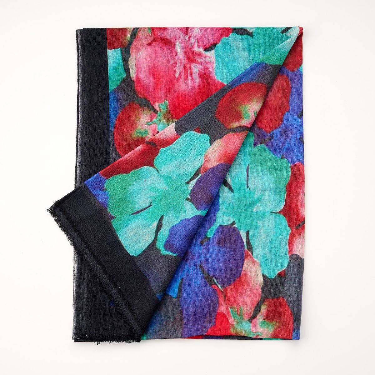 100% Printed Wool Scarf