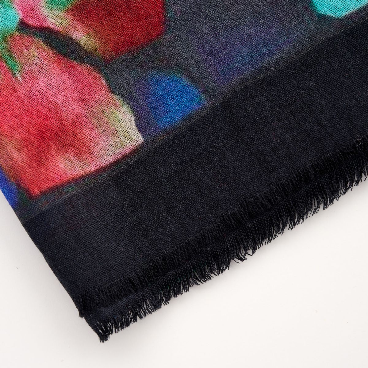 100% Printed Wool Scarf