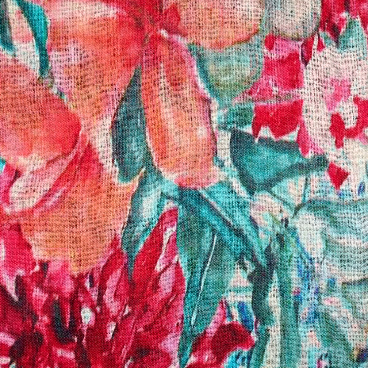 100% Printed Wool Scarf