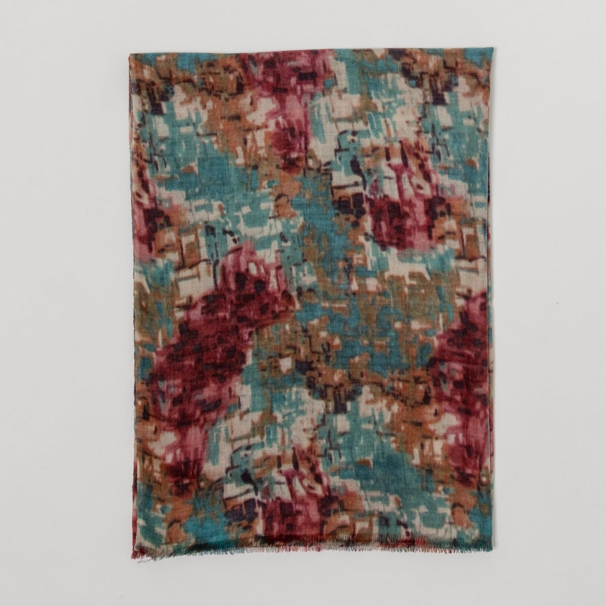 100% Printed Wool Scarf