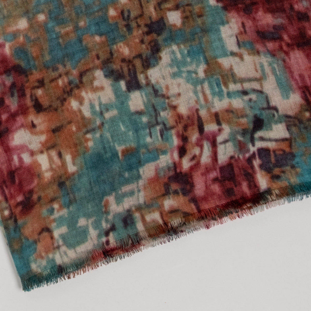 100% Printed Wool Scarf