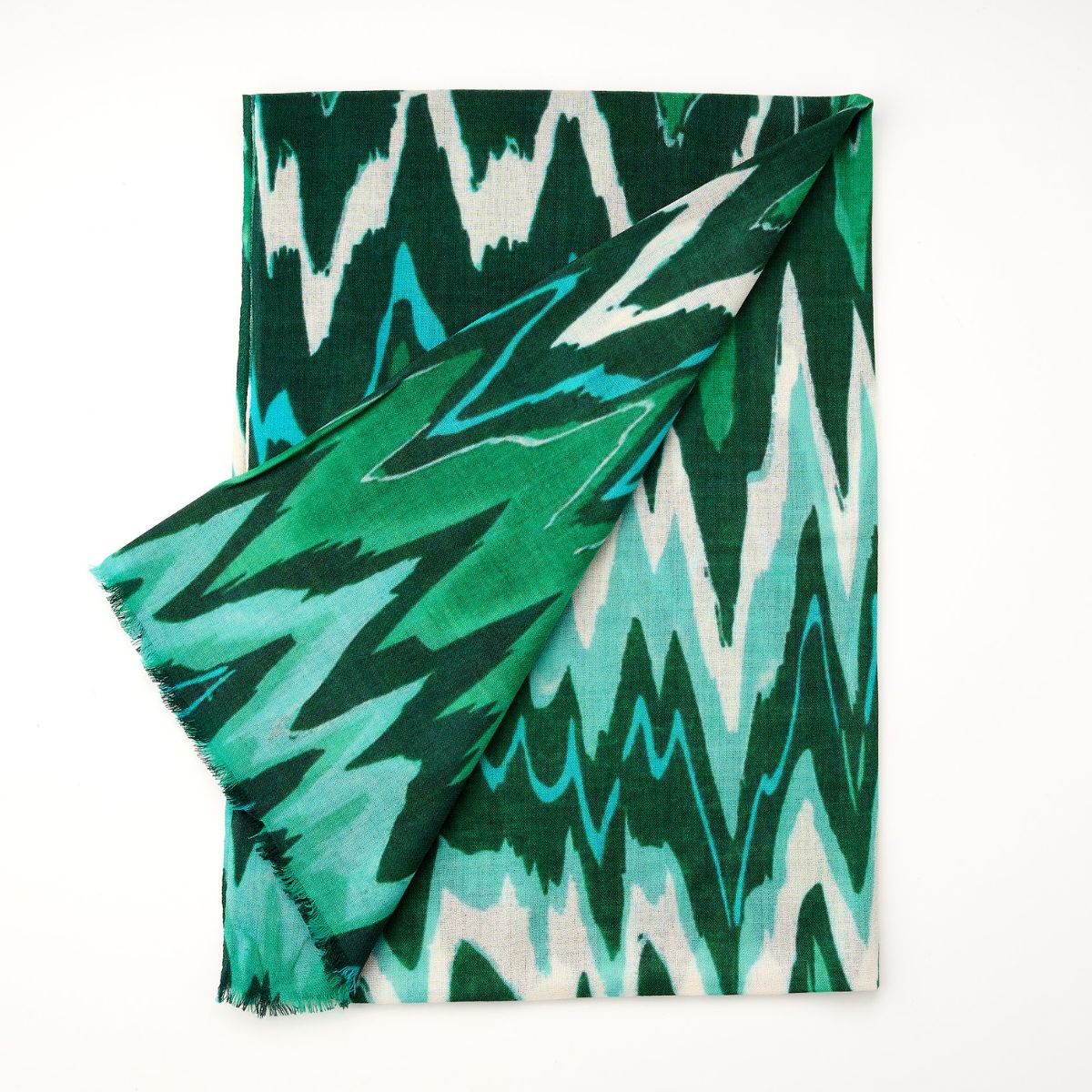 100% Printed Wool Scarf