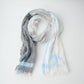 100% Linen Grid Scarf