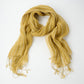 100% Linen Grid Scarf
