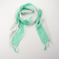100% Linen Colour Block Striped Scarf