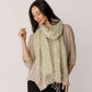100% Linen Floral Print Scarf