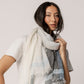 100% Linen Plaid Scarf