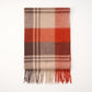 100% Lambswool Check Scarf