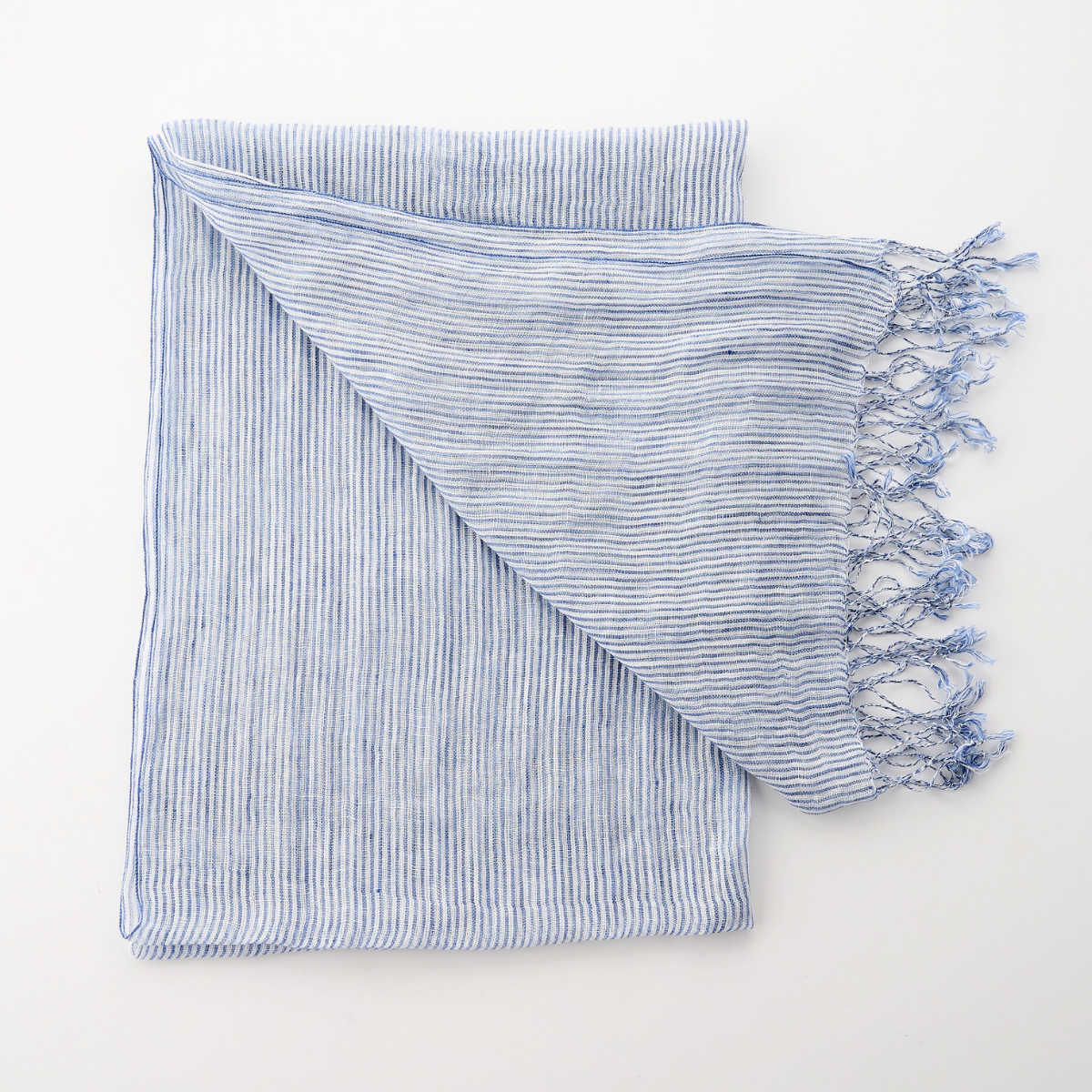 Linen Stripe Scarf