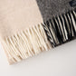 Alpaca Australian Wool Shawl Herringbone