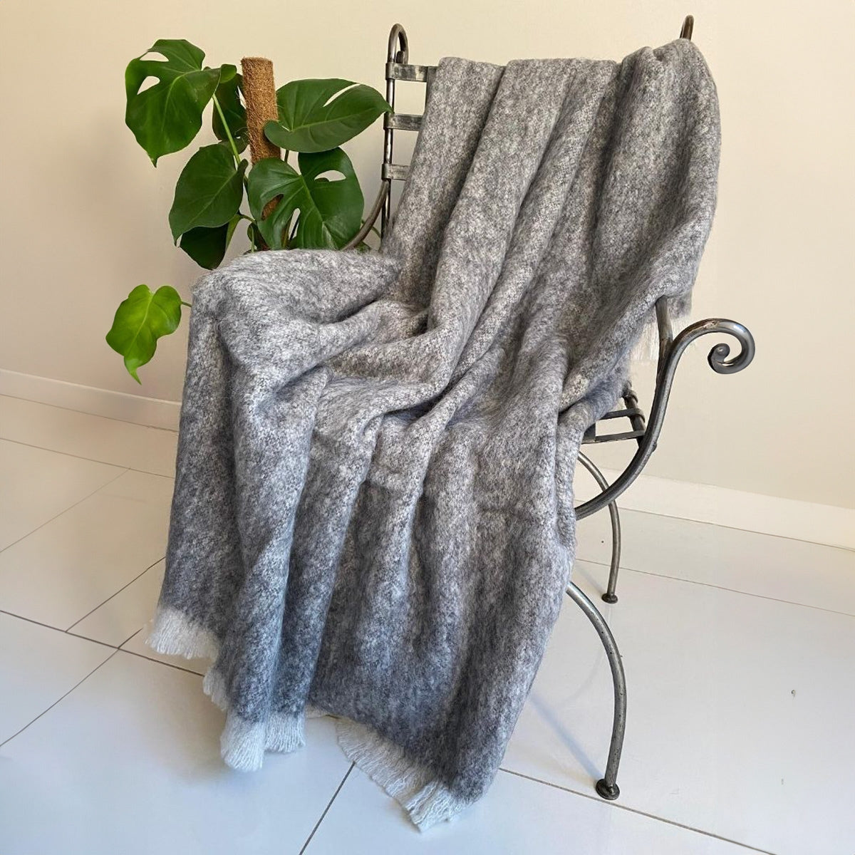 Alpaca Brushed Throw