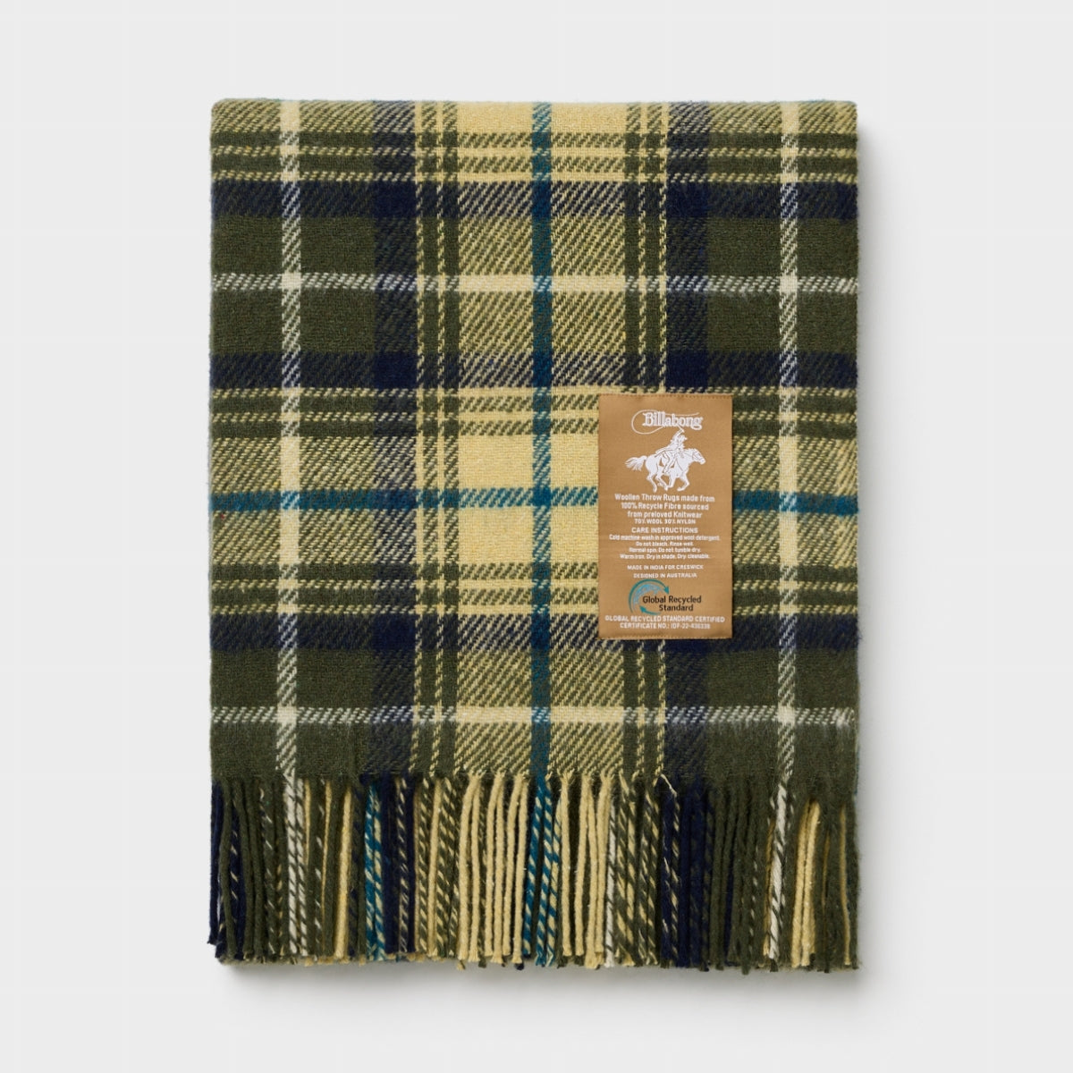 Billabong Multi Purpose Blanket Raw Edge Check III