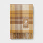 Billabong Fringed Tartan Throw Blanket