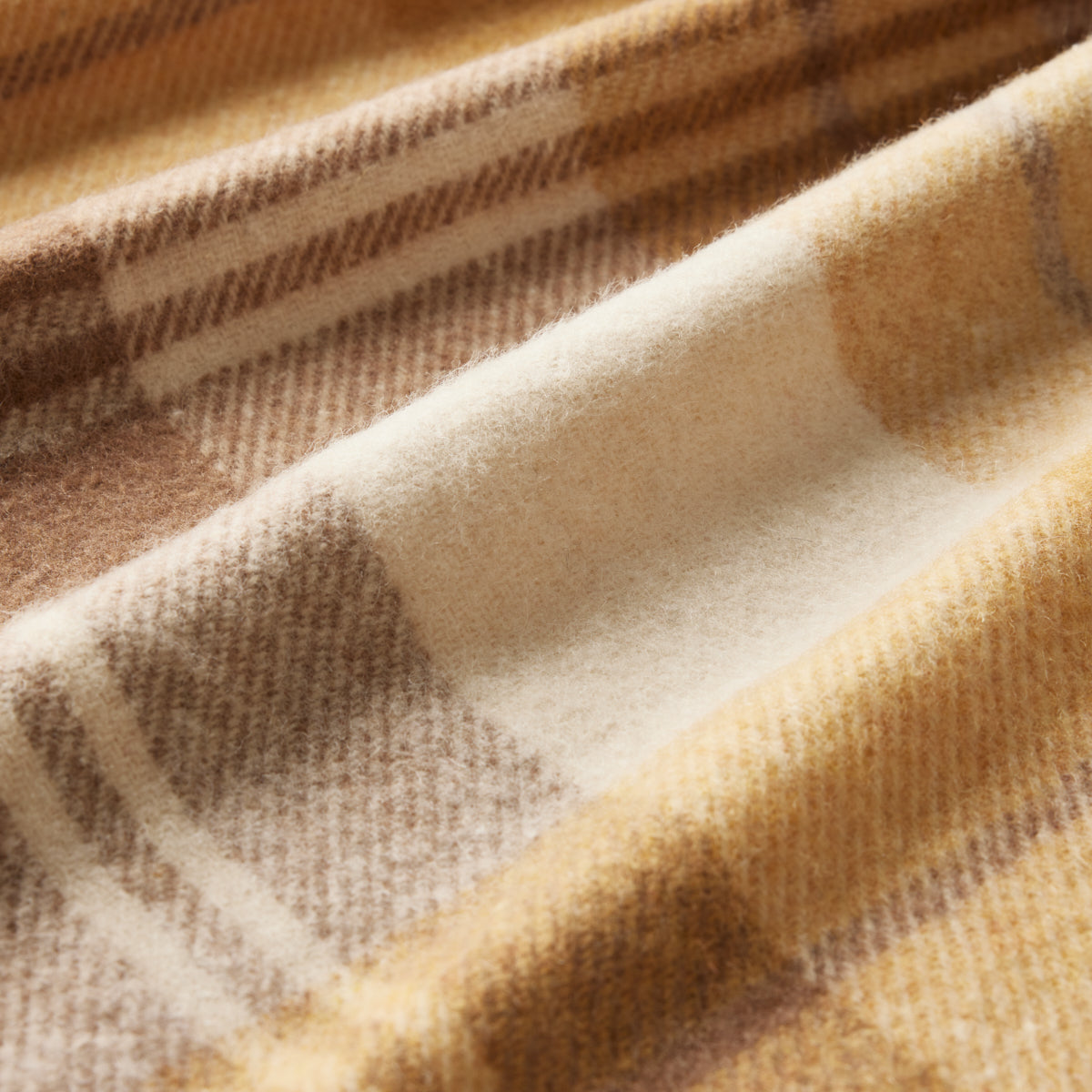 Billabong Fringed Tartan Throw Blanket