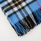 Billabong Fringed Tartan Throw Blanket