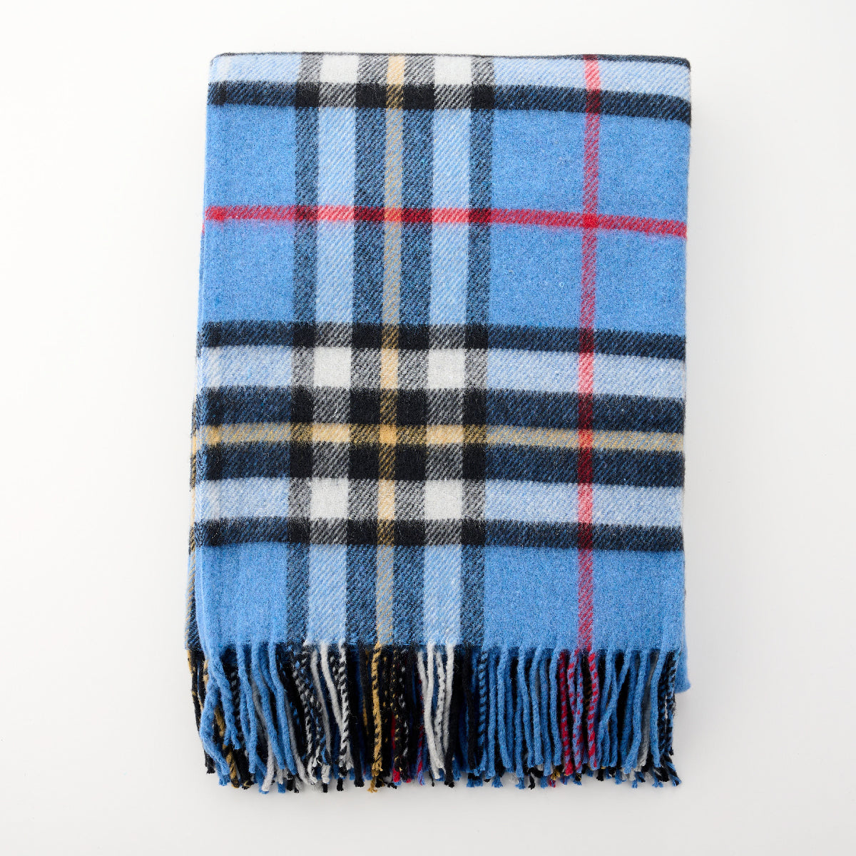 Billabong Fringed Tartan Throw Blanket