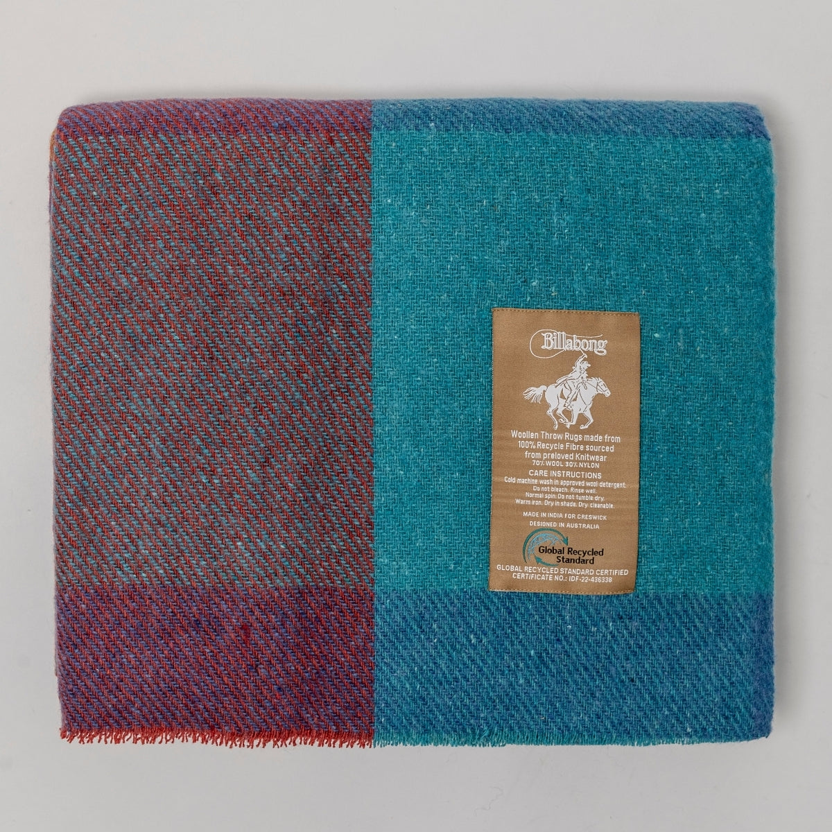 Billabong Multi Purpose Blanket Raw Edge Check II