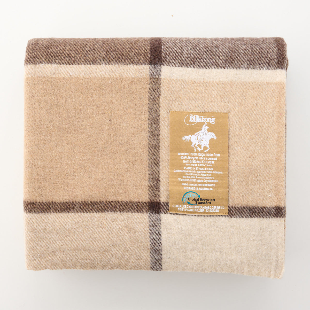 Billabong Multi Purpose Blanket Raw Edge Check II