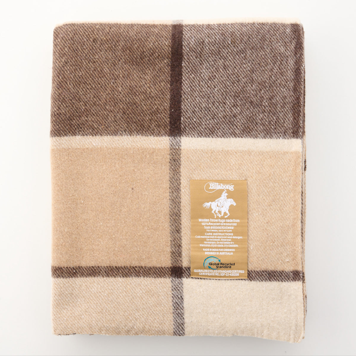 Billabong Multi Purpose Blanket Raw Edge Check II