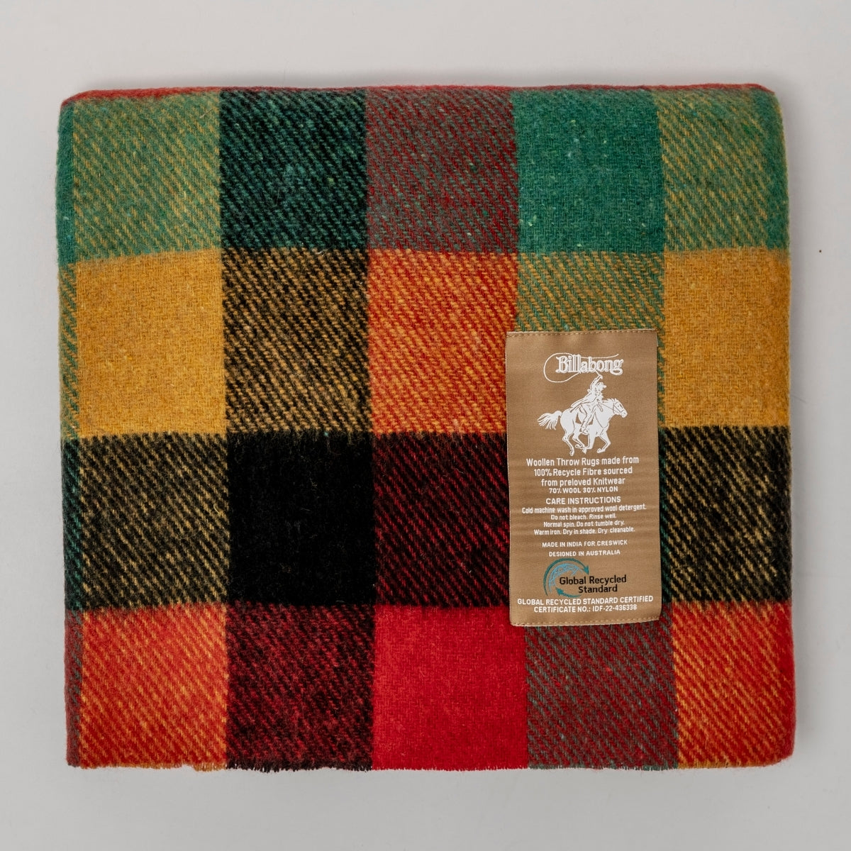 Billabong Multi Purpose Blanket Raw Edge Check II