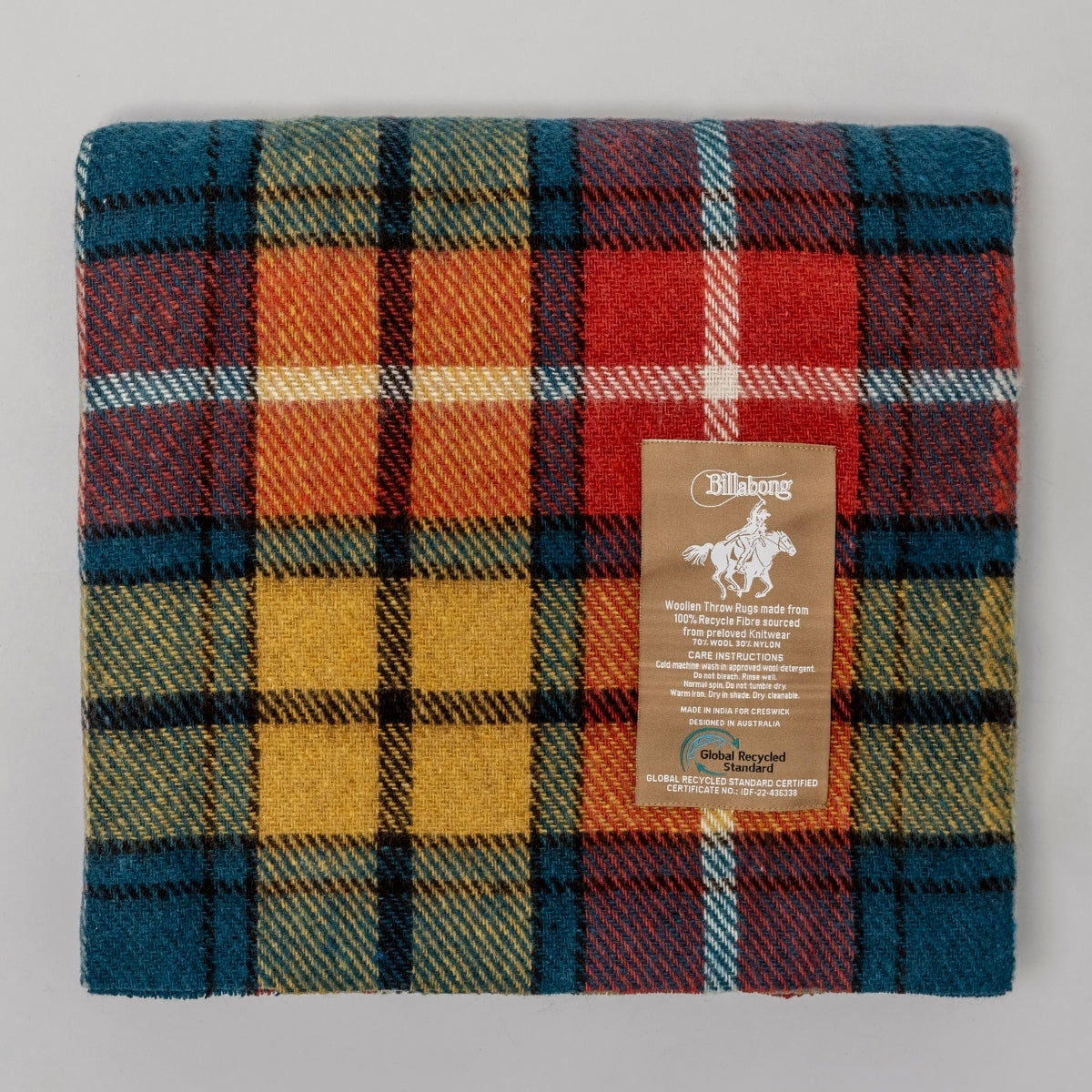 Billabong Multi Purpose Blanket Raw Edge Check II