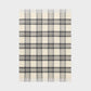 Alpaca Wool Throw Fringe Check