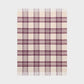 Alpaca Wool Throw Fringe Check