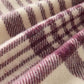Alpaca Wool Throw Fringe Check