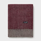 Alpaca Wool Throw Fringe Check